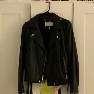100% real lamb leather jacket for sale!